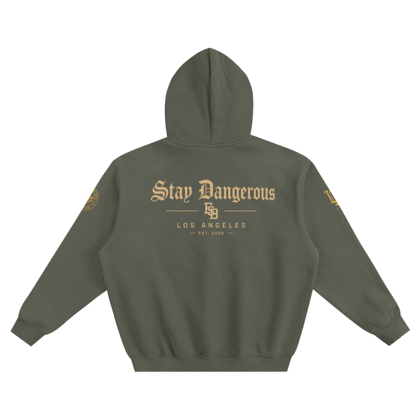 Stay Dangerous Fleece Boxy Hoodie