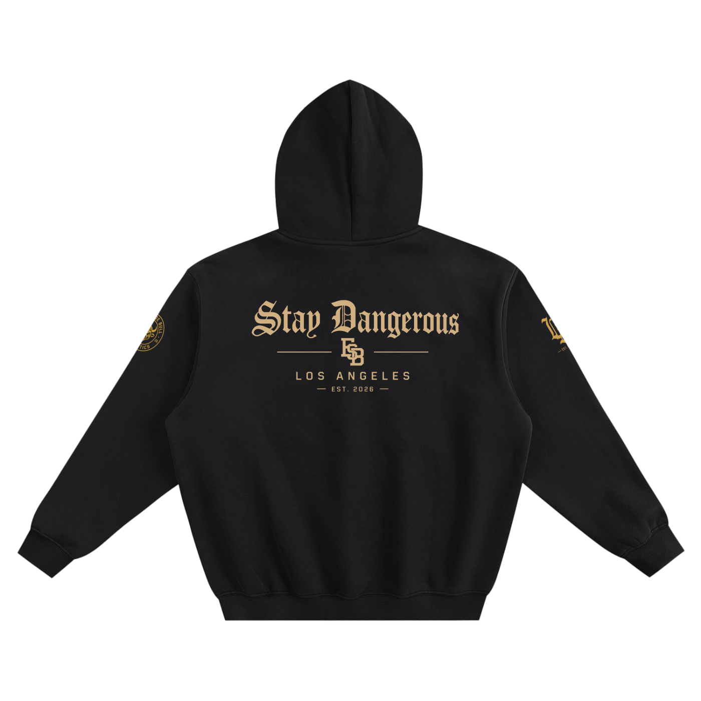 Stay Dangerous Fleece Boxy Hoodie