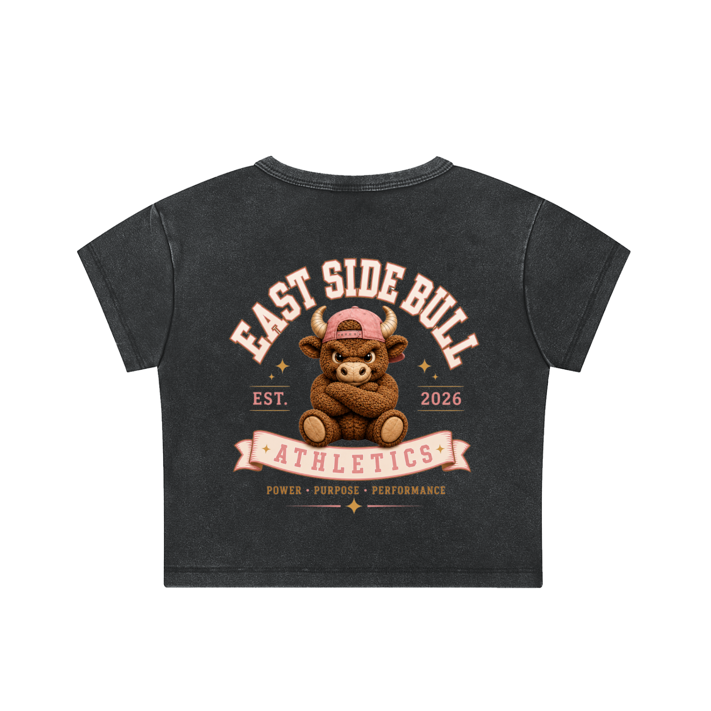 Camila Teddy Crop Top Shirt